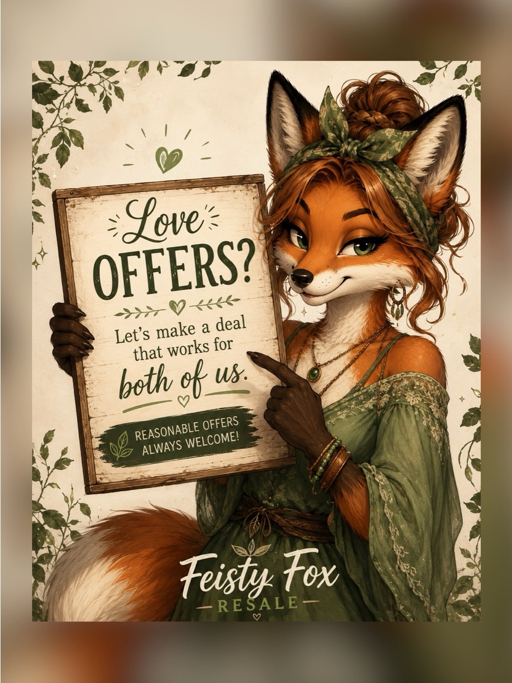Open to Reasonable Offers | Feisty Fox Resale